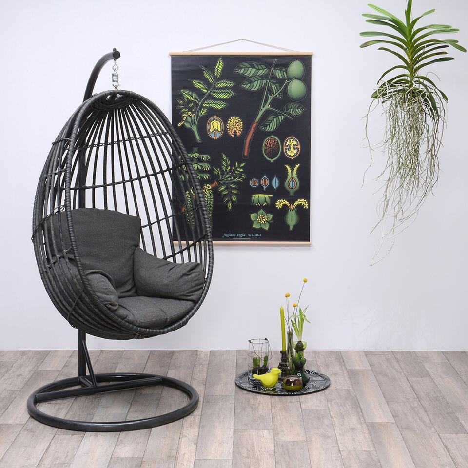 Garden Impressions Panama hangstoel ei - donker grijs