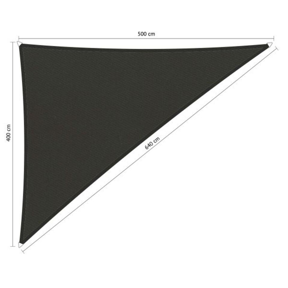 Compleet pakket: Shadow Comfort waterafstotend, driehoek 90° 4x5x6,4,m Warm Grey