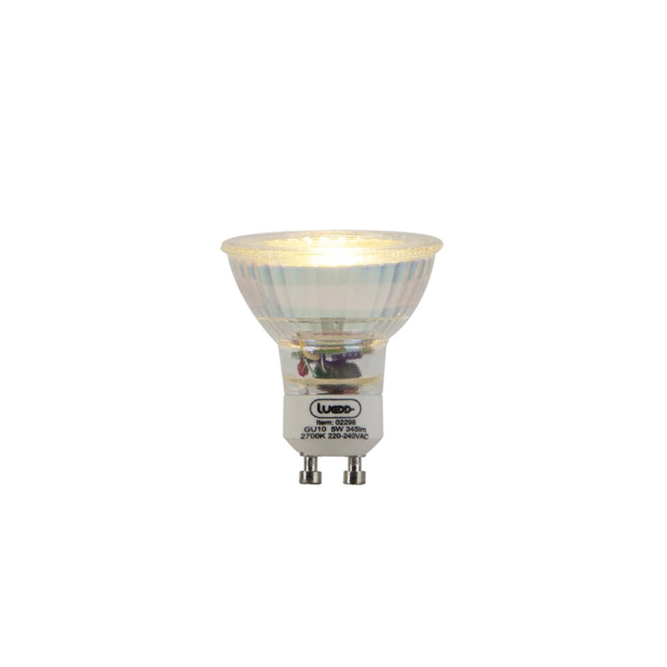 LUEDD GU10 dimbare LED lamp 3 staps dimbaar 5W 345lm 2700 K