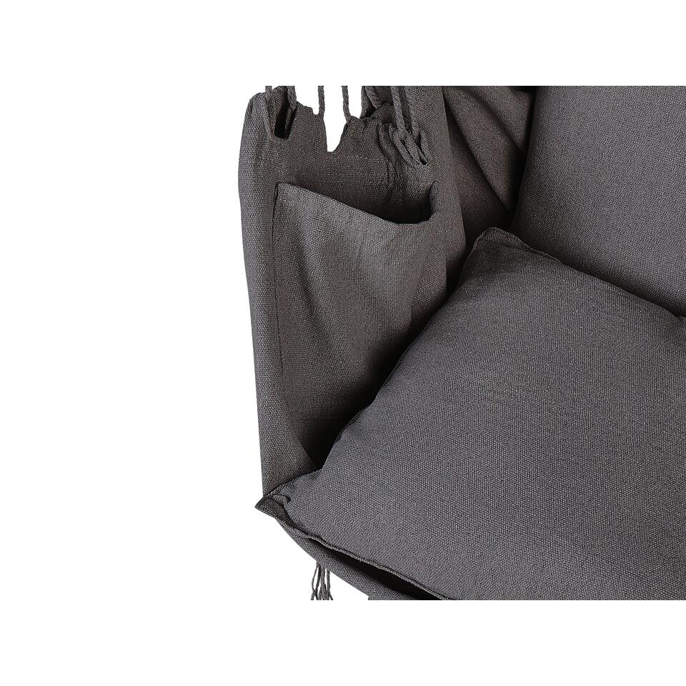 Beliani Chaise porte-à-faux BONEA - Gris coton