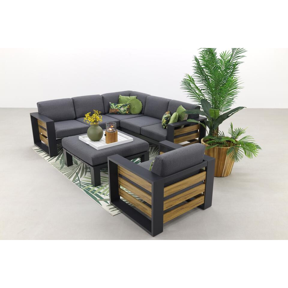 Garden Impressions Solo/Cube loungeset met tafel en loungestoel