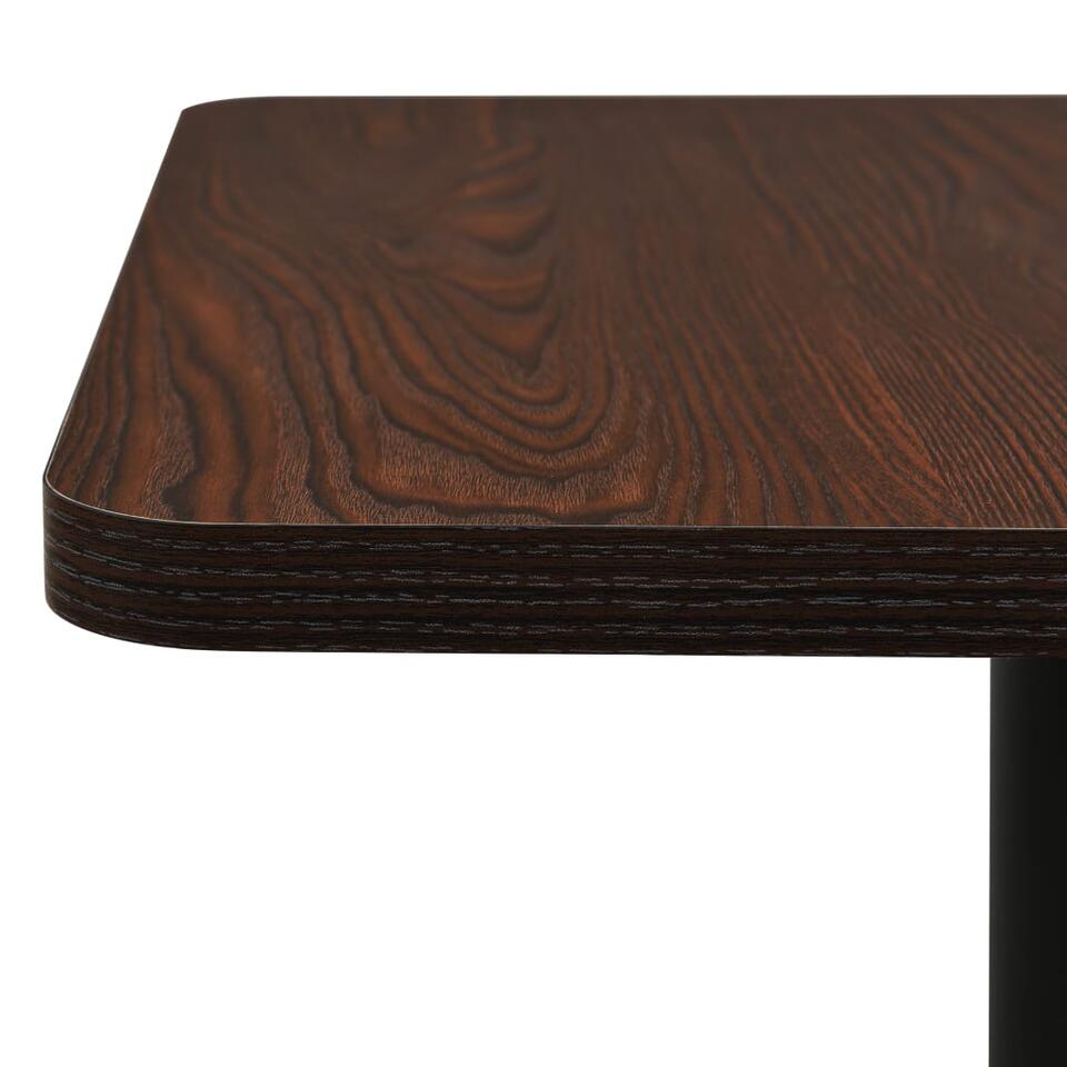 vidaXL Table de bistro Cendre foncé 60x60x107 cm