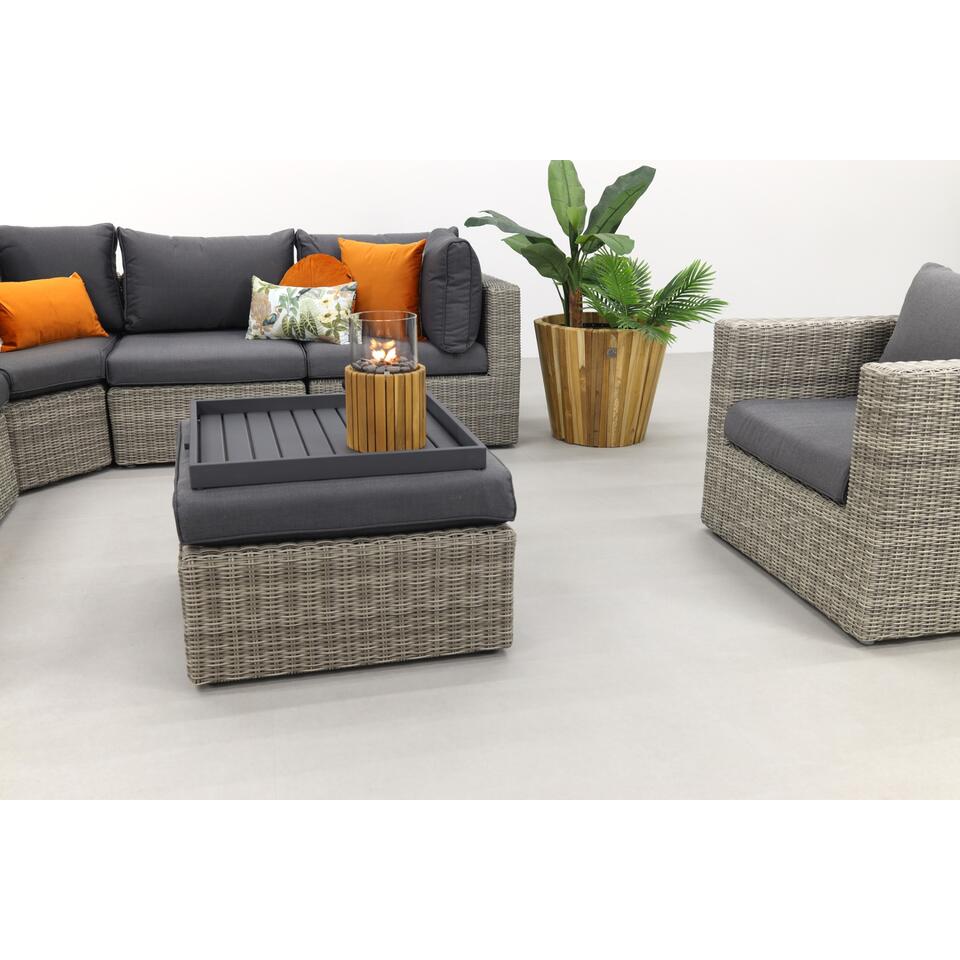 Suns Garda loungeset XL - inclusief loungestoel - White grey