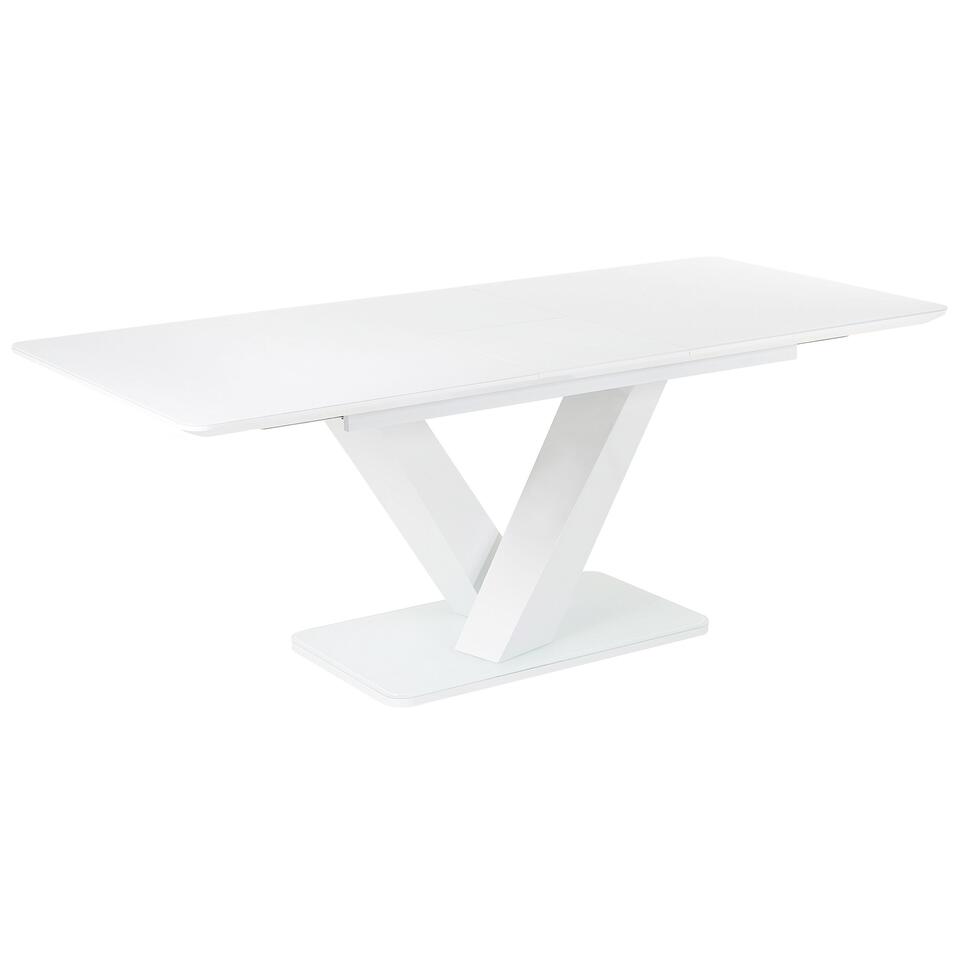 Table à manger extensible rectangulaire extensible 160 cm-220 cm x