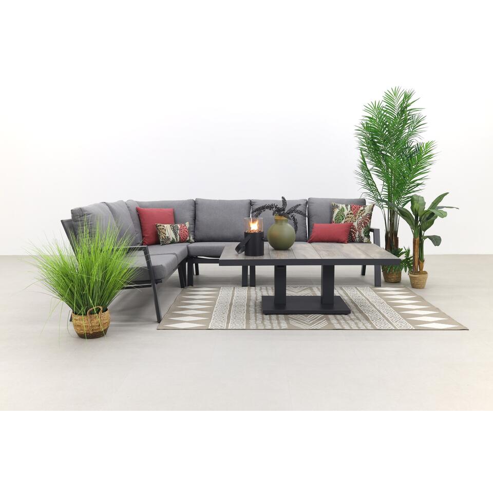 VDG Azoren/Jersey loungeset - met verstelbare tafel - links & rechts