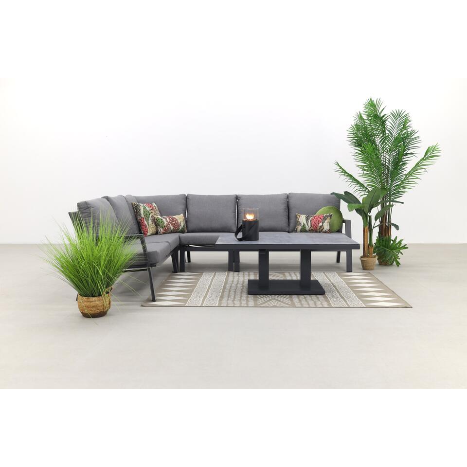 Azoren/Rockford loungeset - met verstelbare tafel - links & rechts
