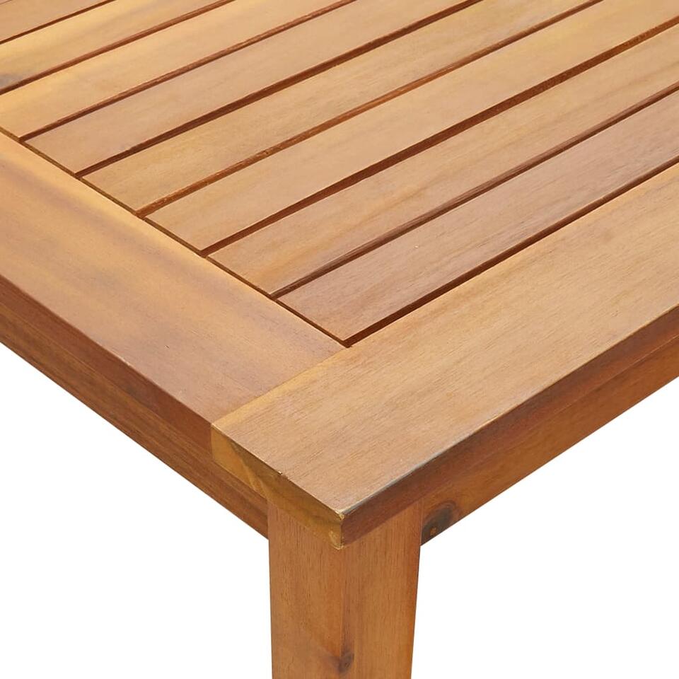 vidaXL Table de jardin 200x90x74 cm Bois d'acacia massif