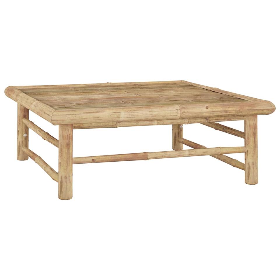 vidaXL Table de jardin 65x65x30 cm Bambou