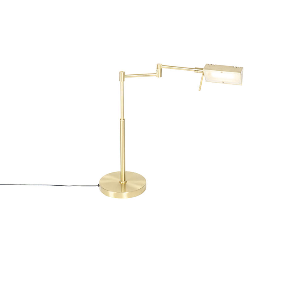 Lampadaire design bronze avec LED avec variateur tactile - Notia