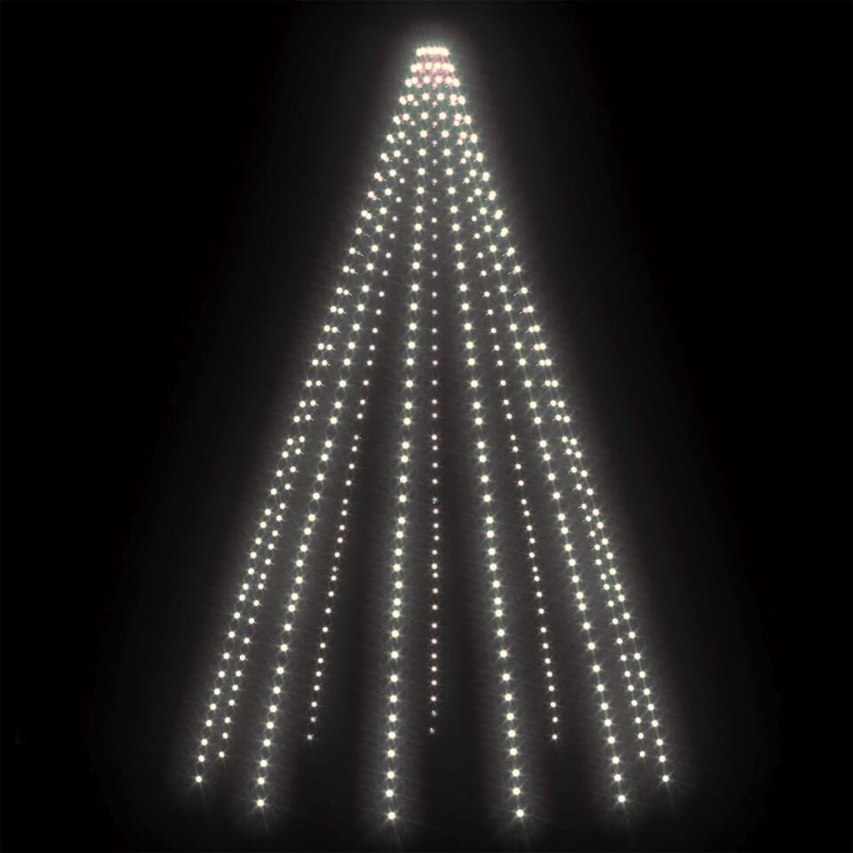 VIDAXL Guirlande lumineuse 600 LED Interieur et exterieur 60 m Blanc pas  cher 