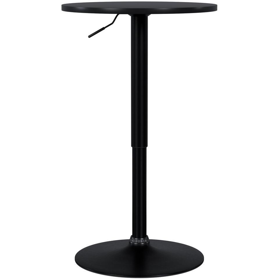 CLP Table haute Xanten Bois - Noir / Noir | Leen Bakker