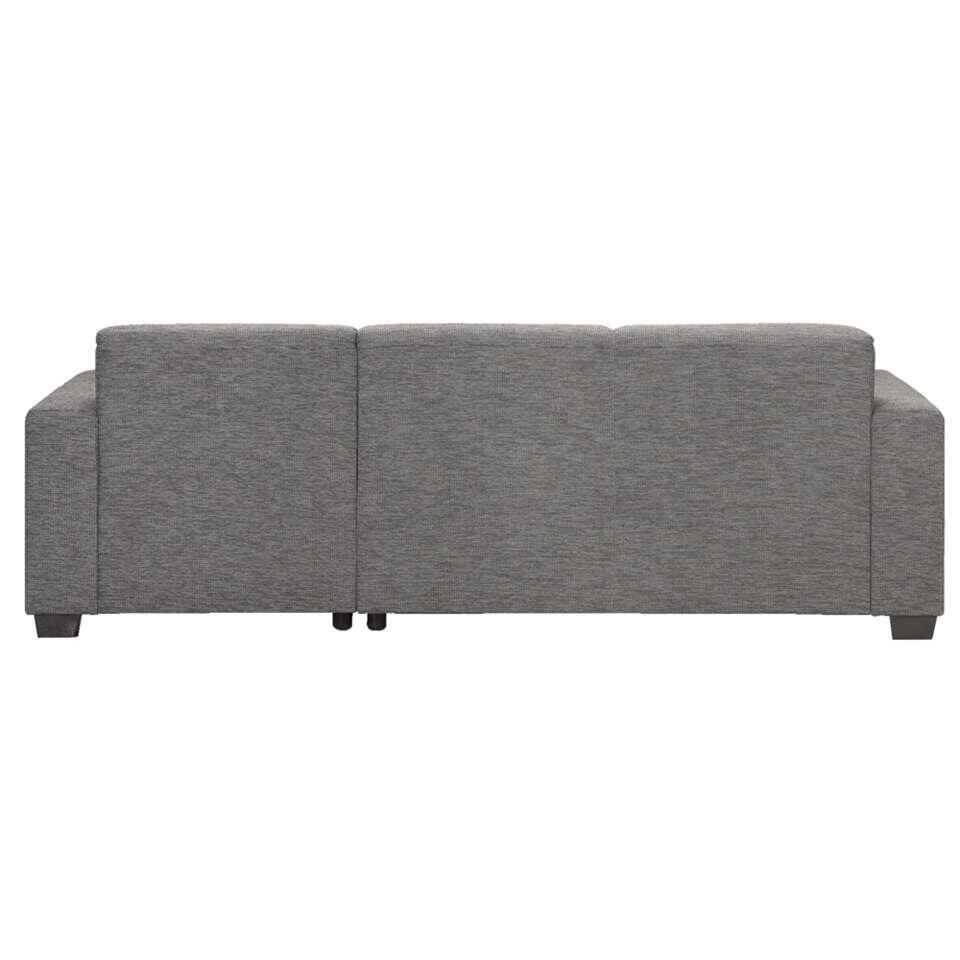 Canapé d'angle Aberdeen - gris-tissu - angle à gauche