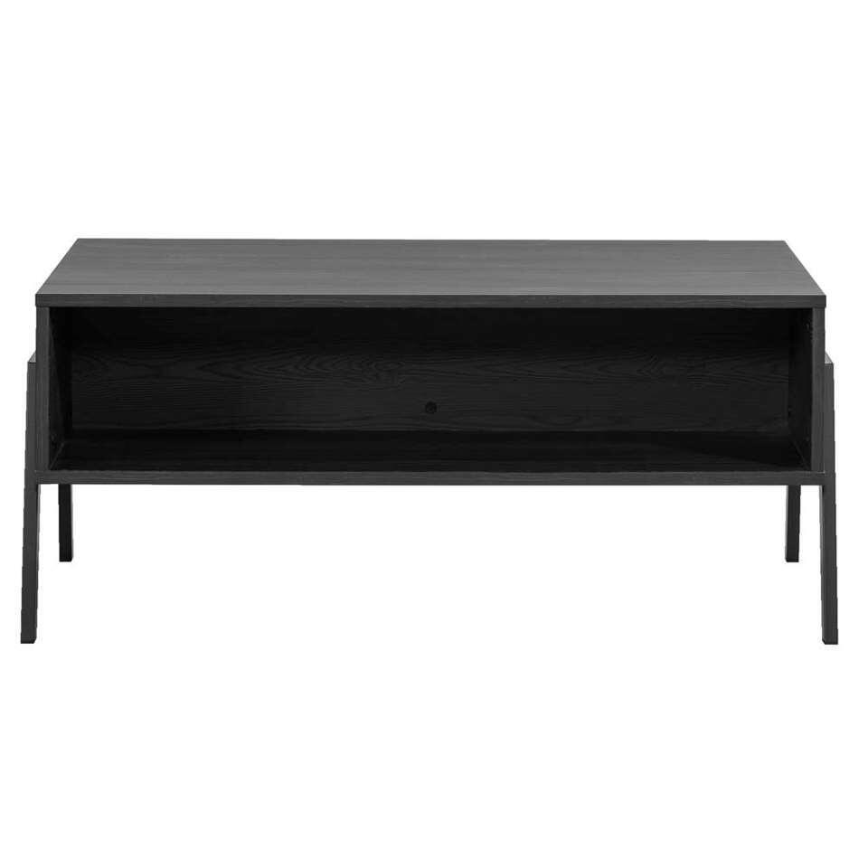 Table de salon Tycho - motif chêne noir - 49x114x67 cm