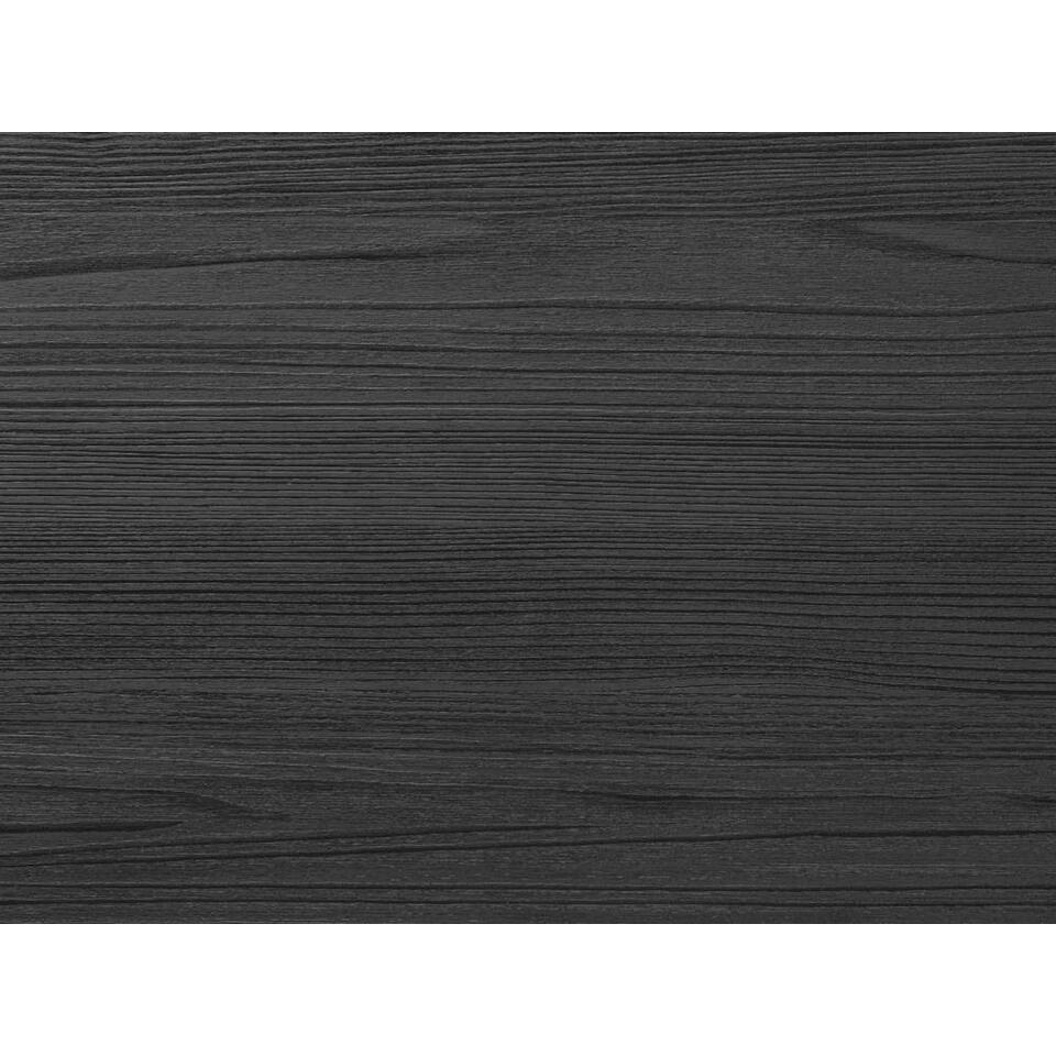 Bureau assis/debout Homeworx réglable manuellement – noir/noir - 75/118x120x70 cm