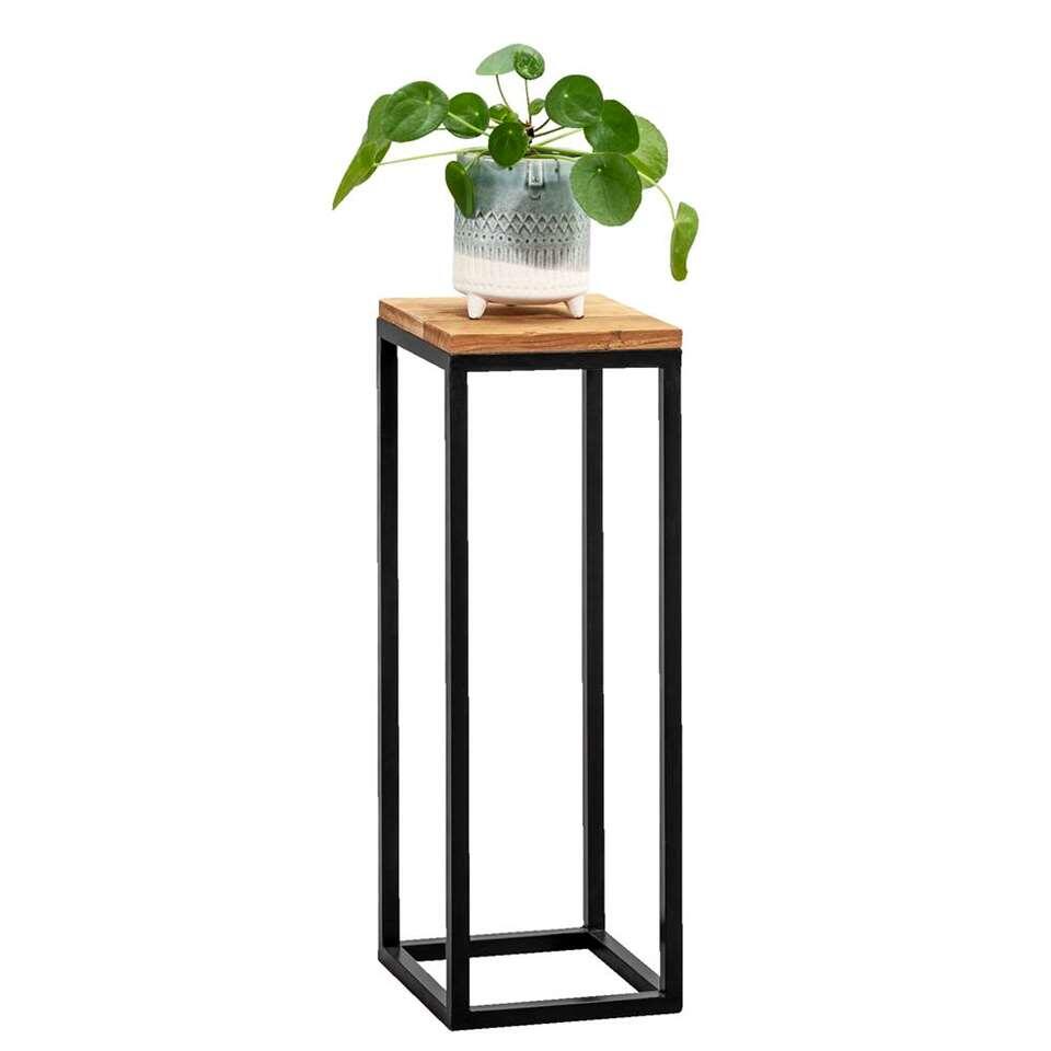 Table pour plantes Gijs - couleur naturelle/noire - 70x25x25 cm