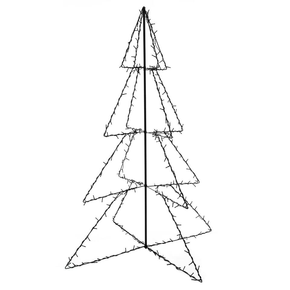 Verbaasd Lastig mot vidaXL Kerstboom kegel 240 LED's binnen en buiten 115x150 cm | Leen Bakker
