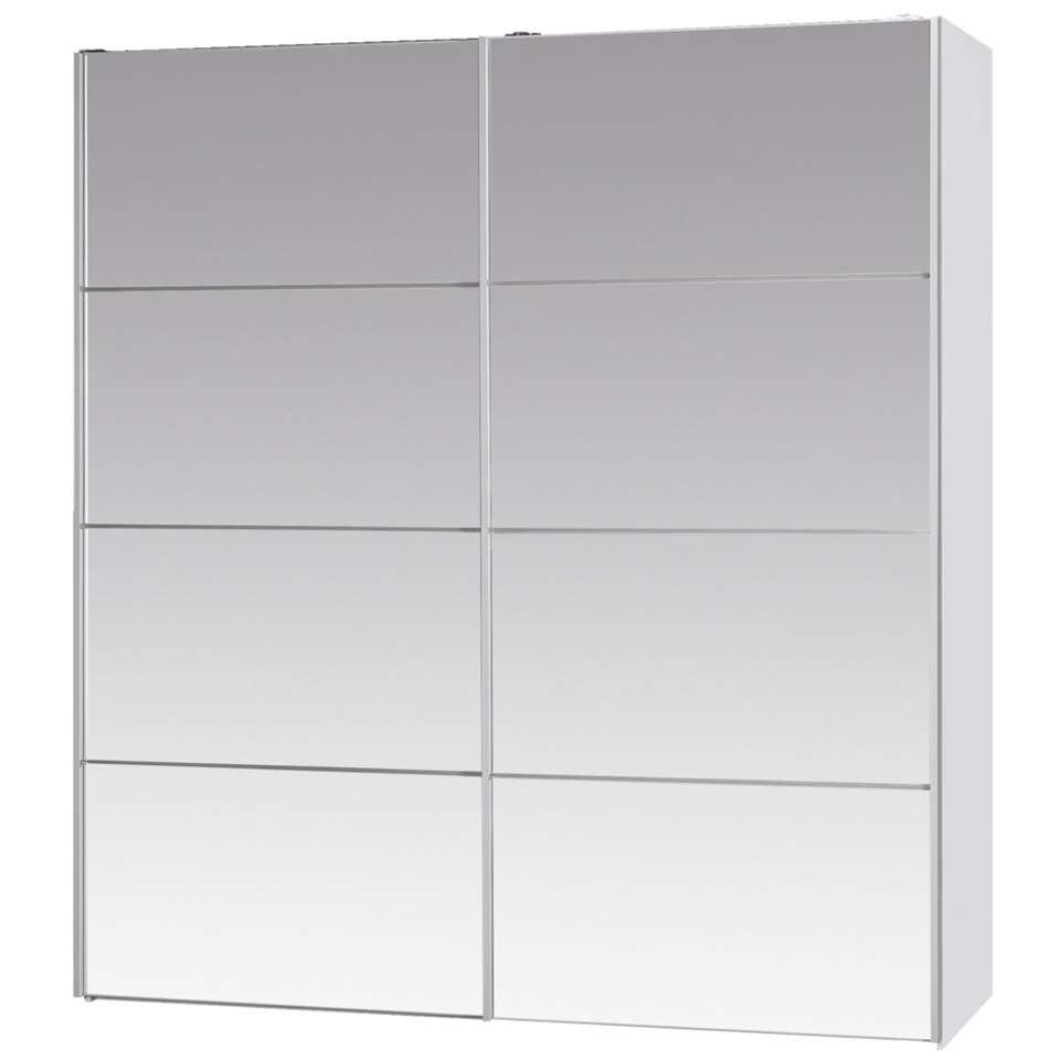 Schuifdeurkast Verona - spiegel - 200x182x64 cm
