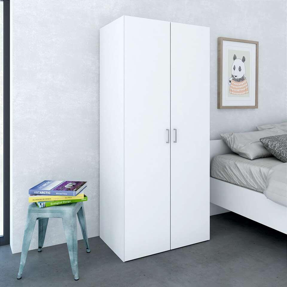 Armoire Space 2 portes - blanc - 175,4x77,6x49,5 cm