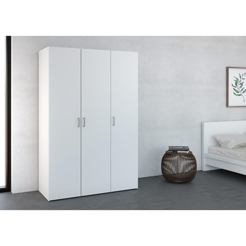 Armoire Space 3 portes - blanc - 175,4x115,8x49,5 cm