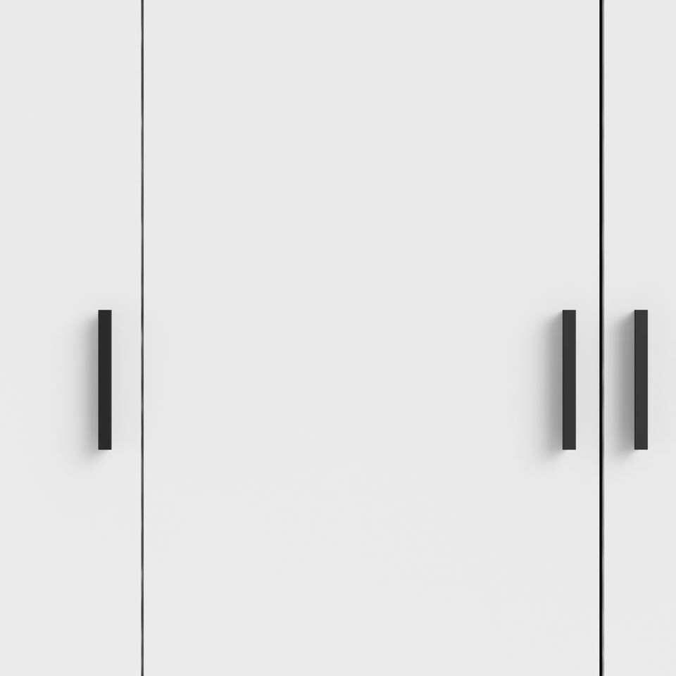 Kleerkast Sprint 4-deurs - wit - 200x196x50 cm