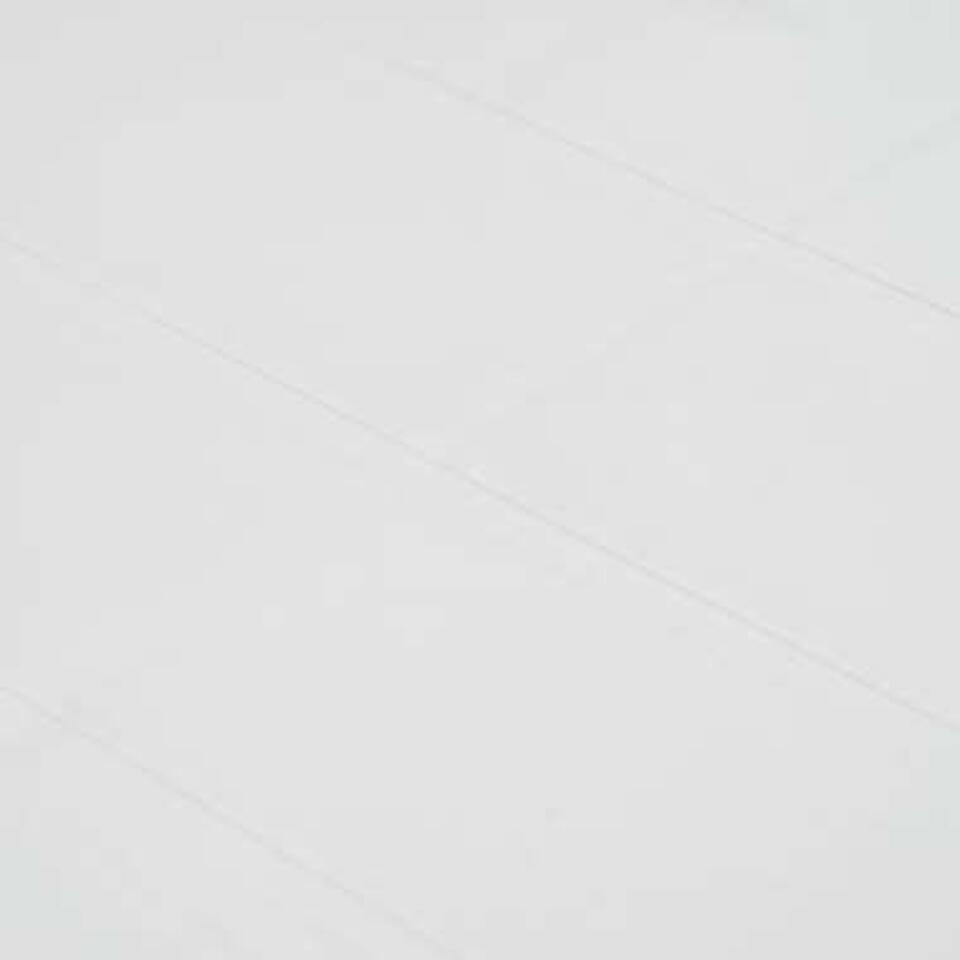 VIDAXL 3-delige Bistroset rattan-look kunststof wit