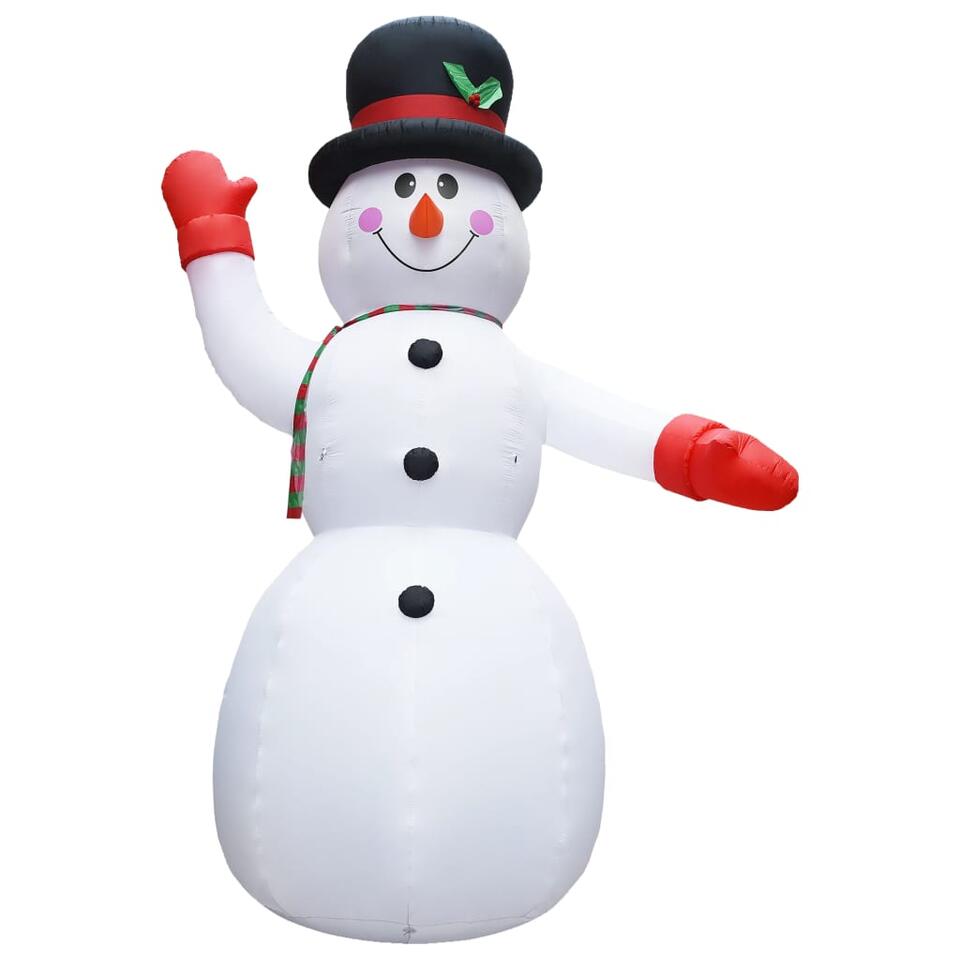 Home Accents Holiday Bonhomme de neige gonflable éclairé de 5 pieds  Décoration de Noël