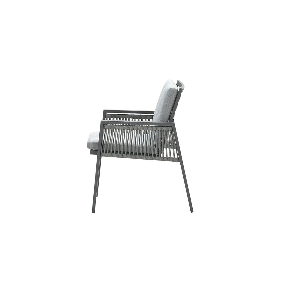 Garden Impressions Brendon lounge dining stoel - licht grijs