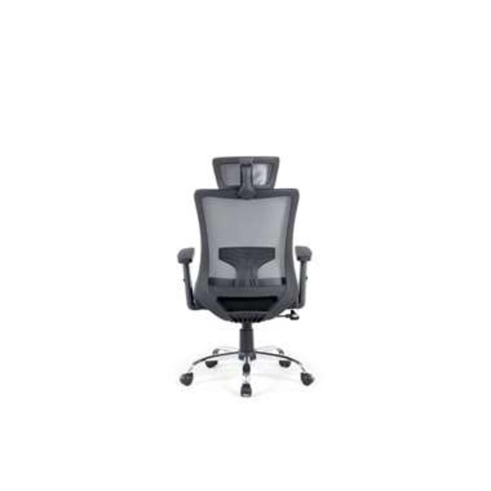 Beliani Chaise de bureau NOBLE - Noir polyester