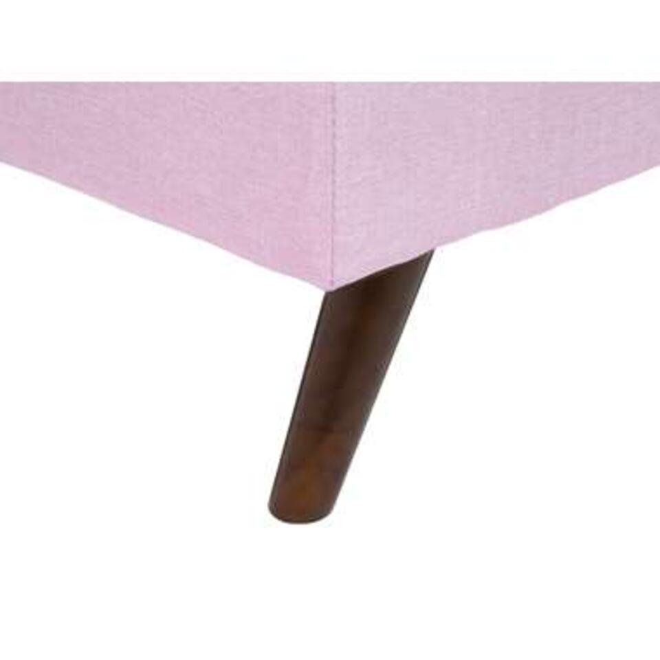 Beliani Slaapbank RONNE - Roze polyester