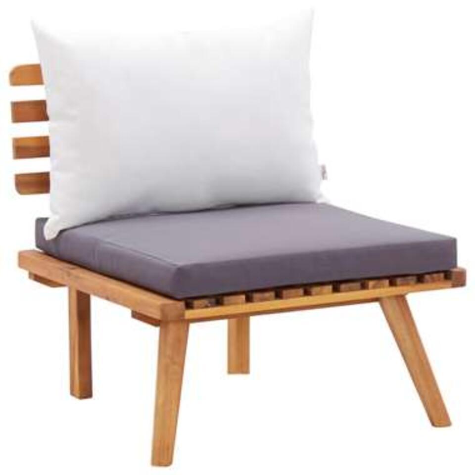 vidaXL Chaise de jardin avec coussins bois d'acacia massif product