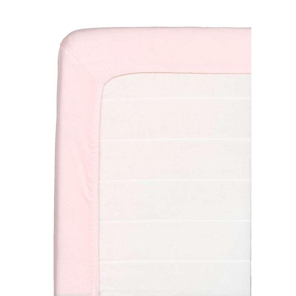 Drap Housse En Jersey Pour Surmatelas Rose Clair 120x200 Cm Leen Bakker