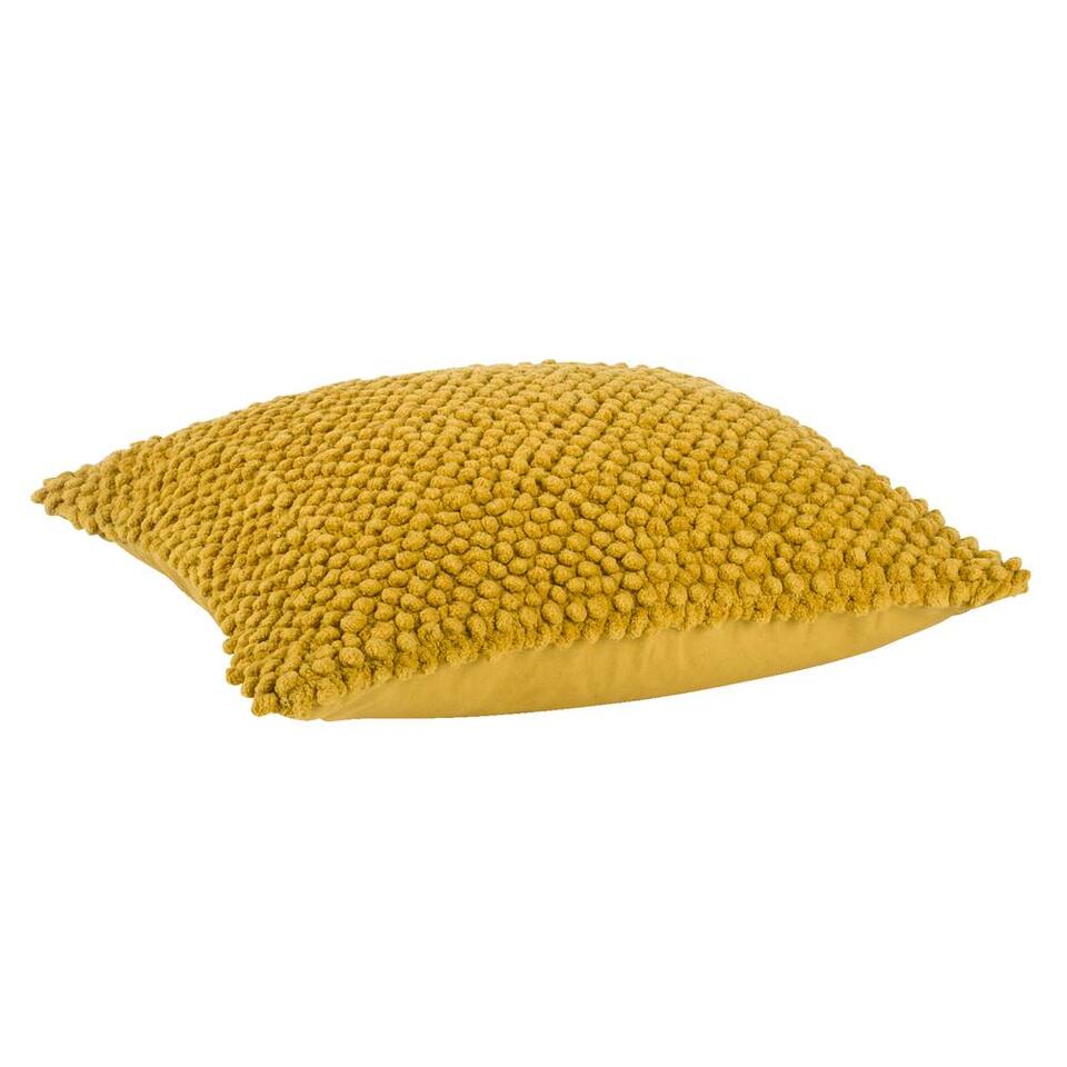 Coussin décoratif Indy - jaune - 45x45 cm