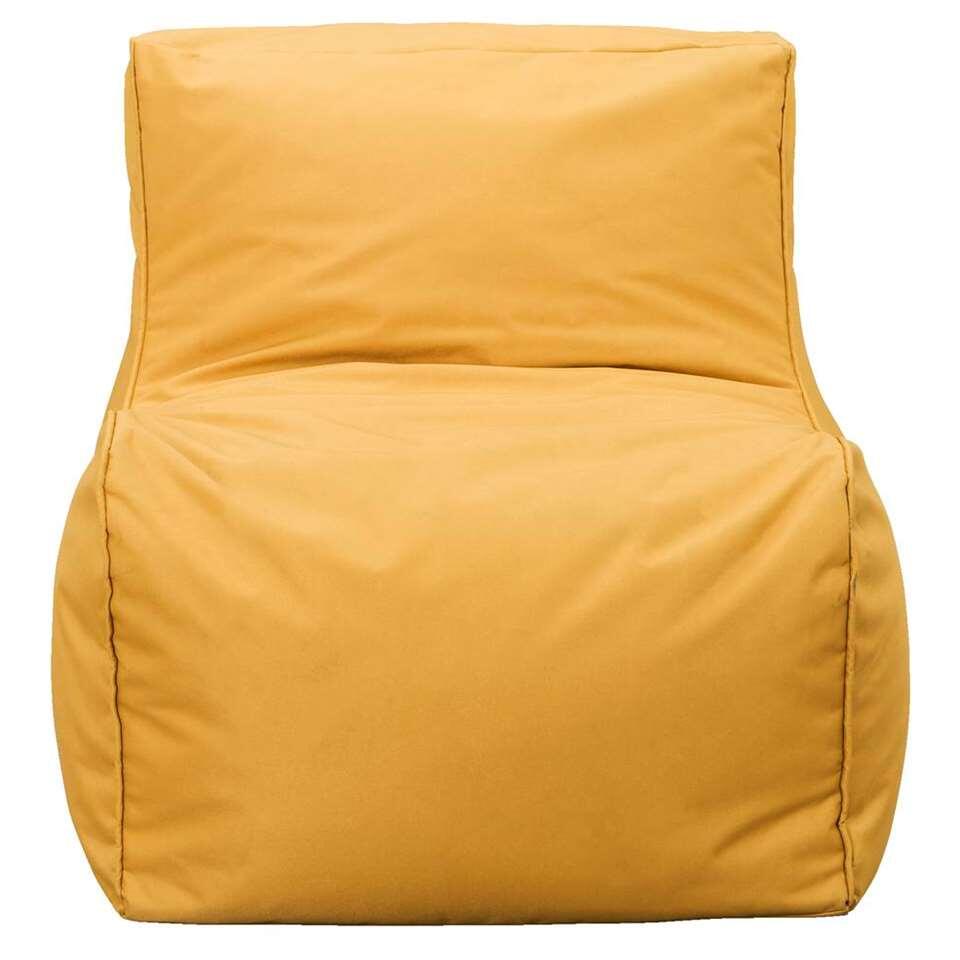 Lebel chaise lounge - jaune ocre - 80x60x65 cm