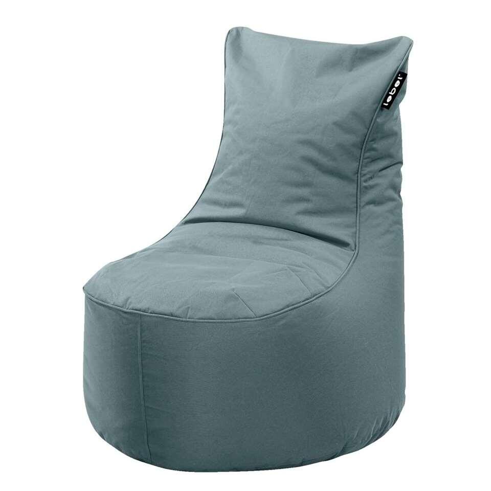 Lebel loungestoel - agaveblauw - 100x80x80 cm