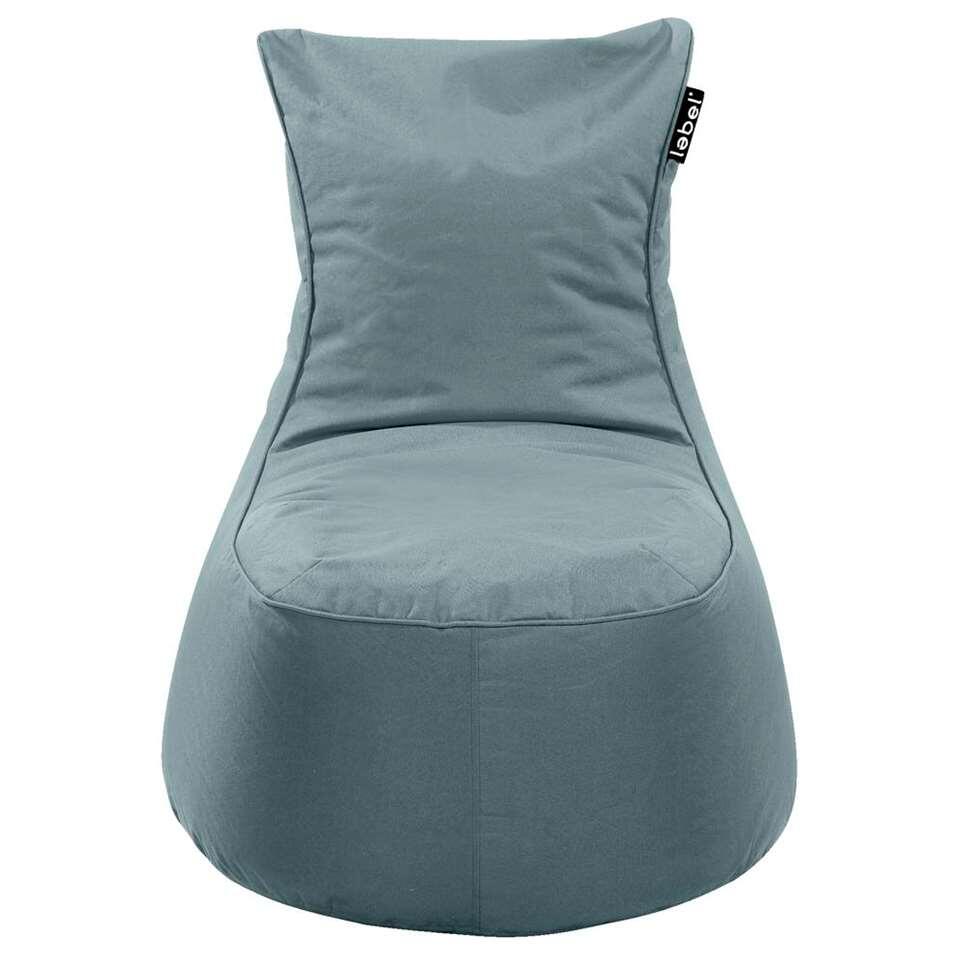 Lebel loungestoel - agaveblauw - 100x80x80 cm