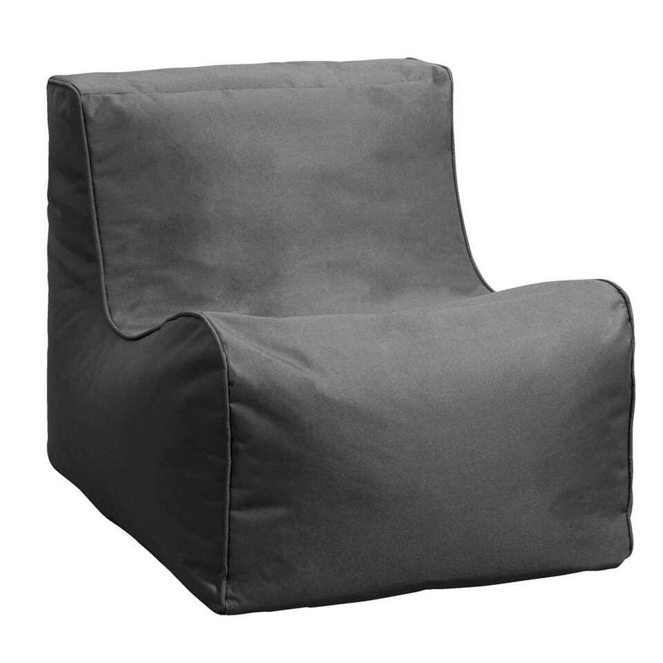 Lebel loungestoel - antraciet - 80x60x65 cm