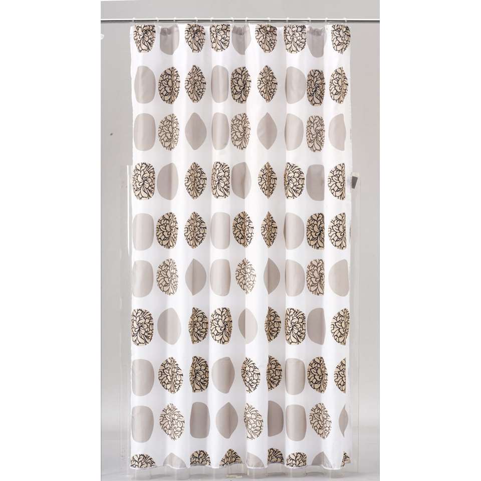 Rideau de douche Polka dot - taupe Rideau de douche Polka dot - taupe
