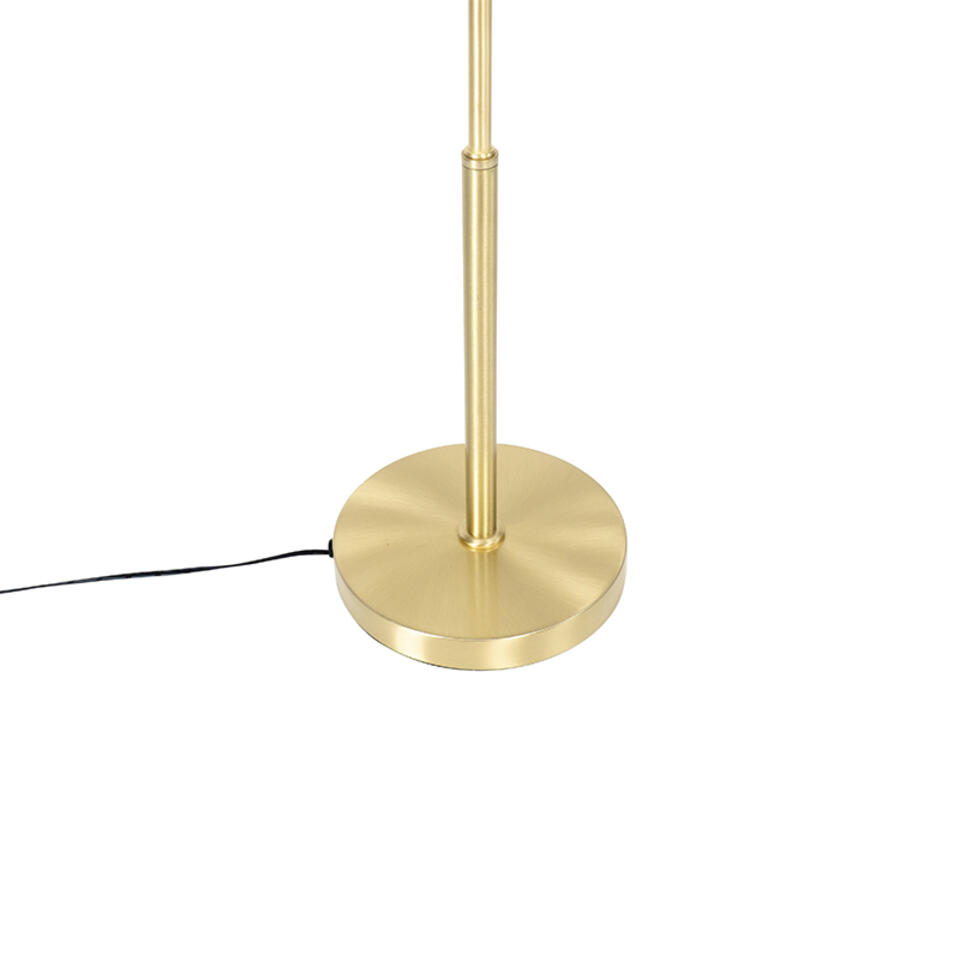 Lampadaire design bronze avec LED avec variateur tactile - Notia
