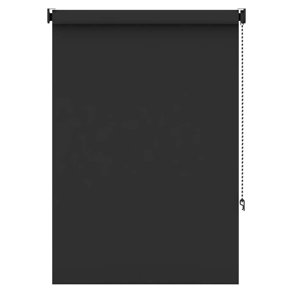 Fenstr rolgordijn verduisterend - zwart - 80x190 cm