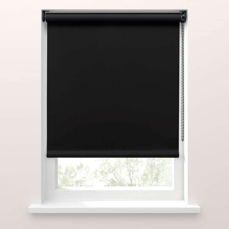 Fenstr rolgordijn verduisterend - zwart - 80x240 cm