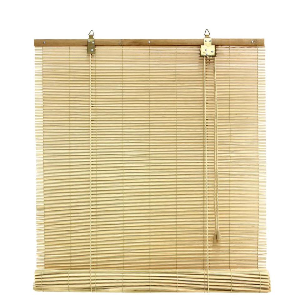 Rolgordijn bamboe - naturel - 60x160 cm