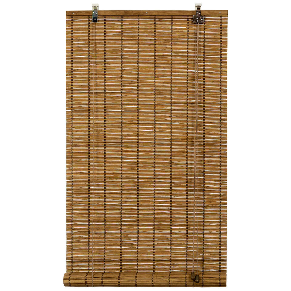 Fenstr rolgordijn bamboe - lichtbruin - 120x180 cm