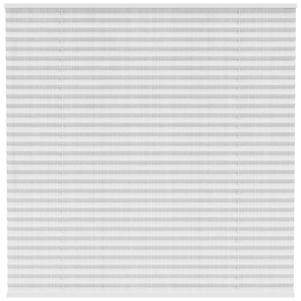 Store plissé Fenstr Genua simple 20mm transparent - blanc (10321)