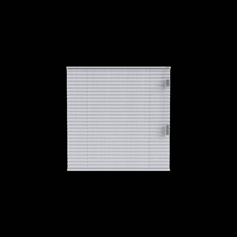 Fenstr plisségordijn Verona enkel 20mm transparant - lichtgrijs (20022)