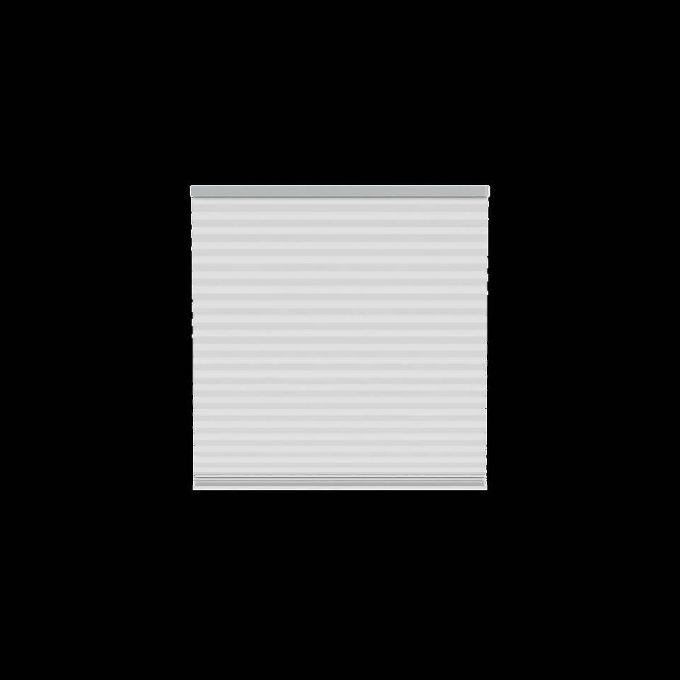 Fenstr plisségordijn Singapore dubbel 45mm lichtdoorlatend - donkergrijs (20515)