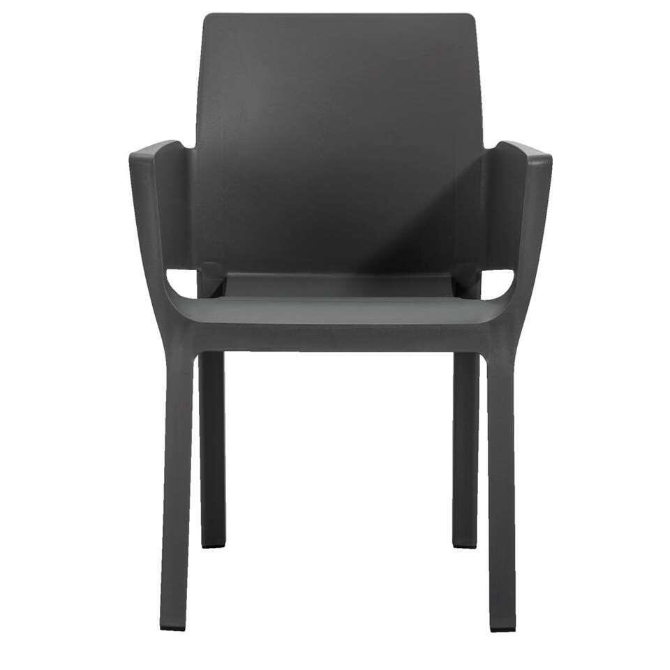 Hartman chaise empilable Evelyn - couleur anthracite