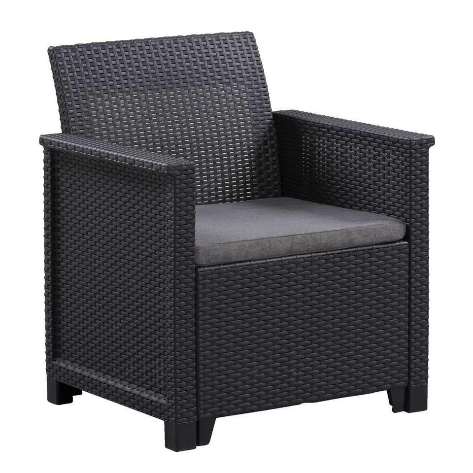 Keter fauteuils lounge Emma - gris - 2 pièces