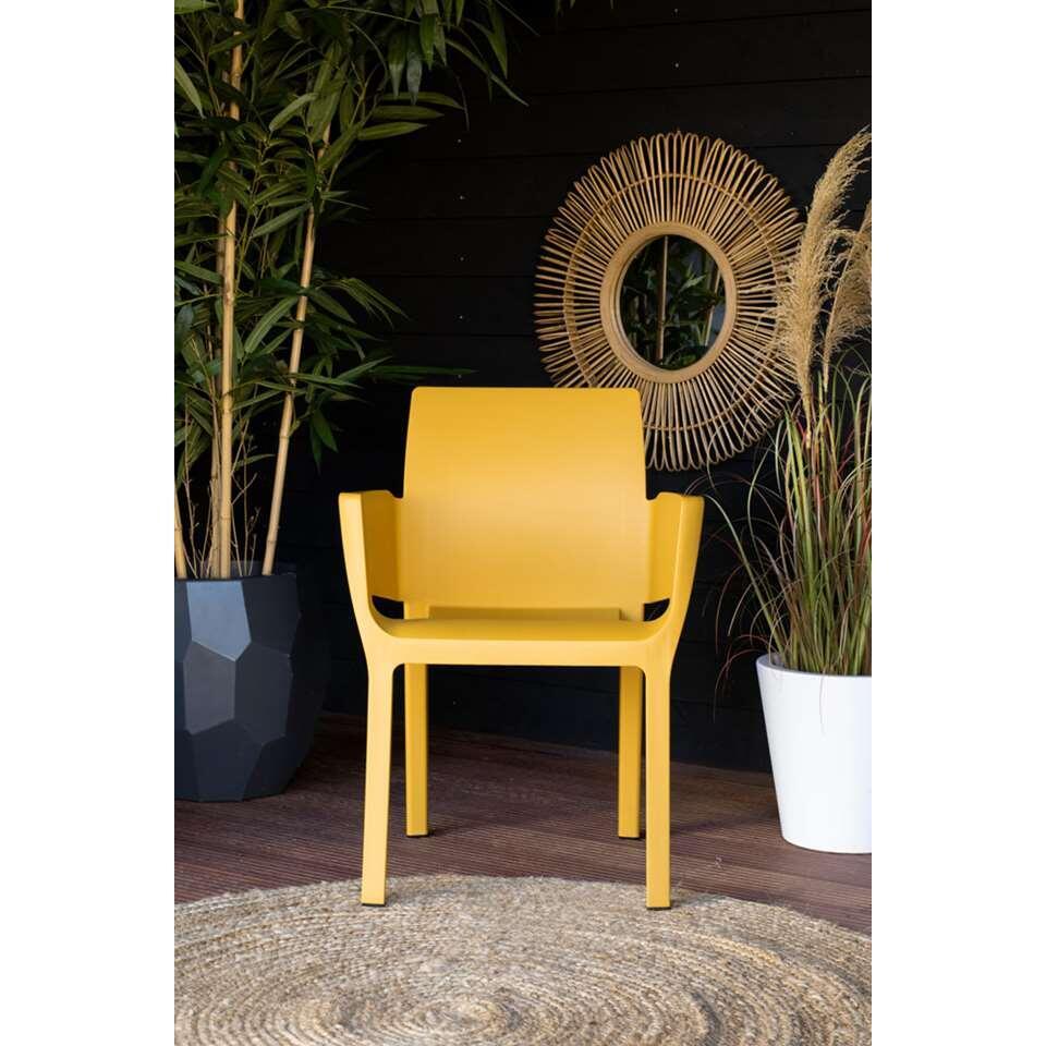 Hartman chaise empilable Evelyn - jaune - 84x60x55 cm