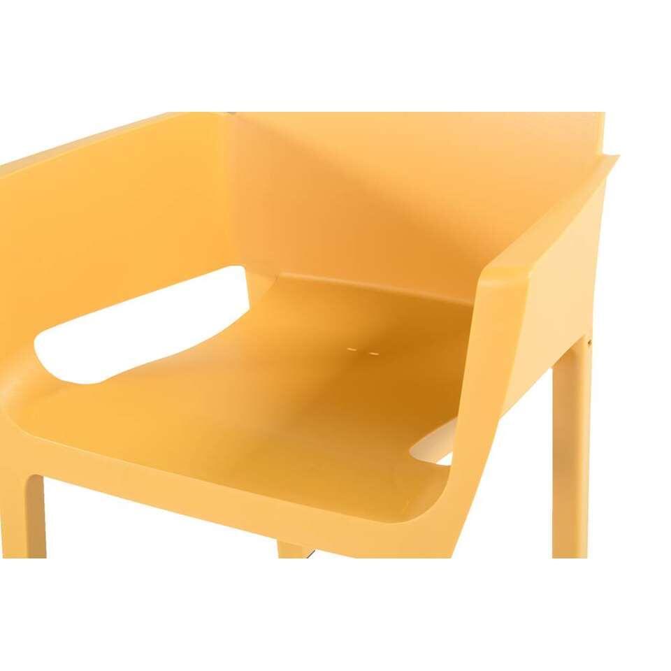 Hartman chaise empilable Evelyn - jaune - 84x60x55 cm