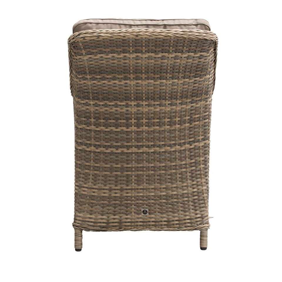 Le Sud fauteuil lounge Verona dossier haut - kubu gris - 61x76x96 cm